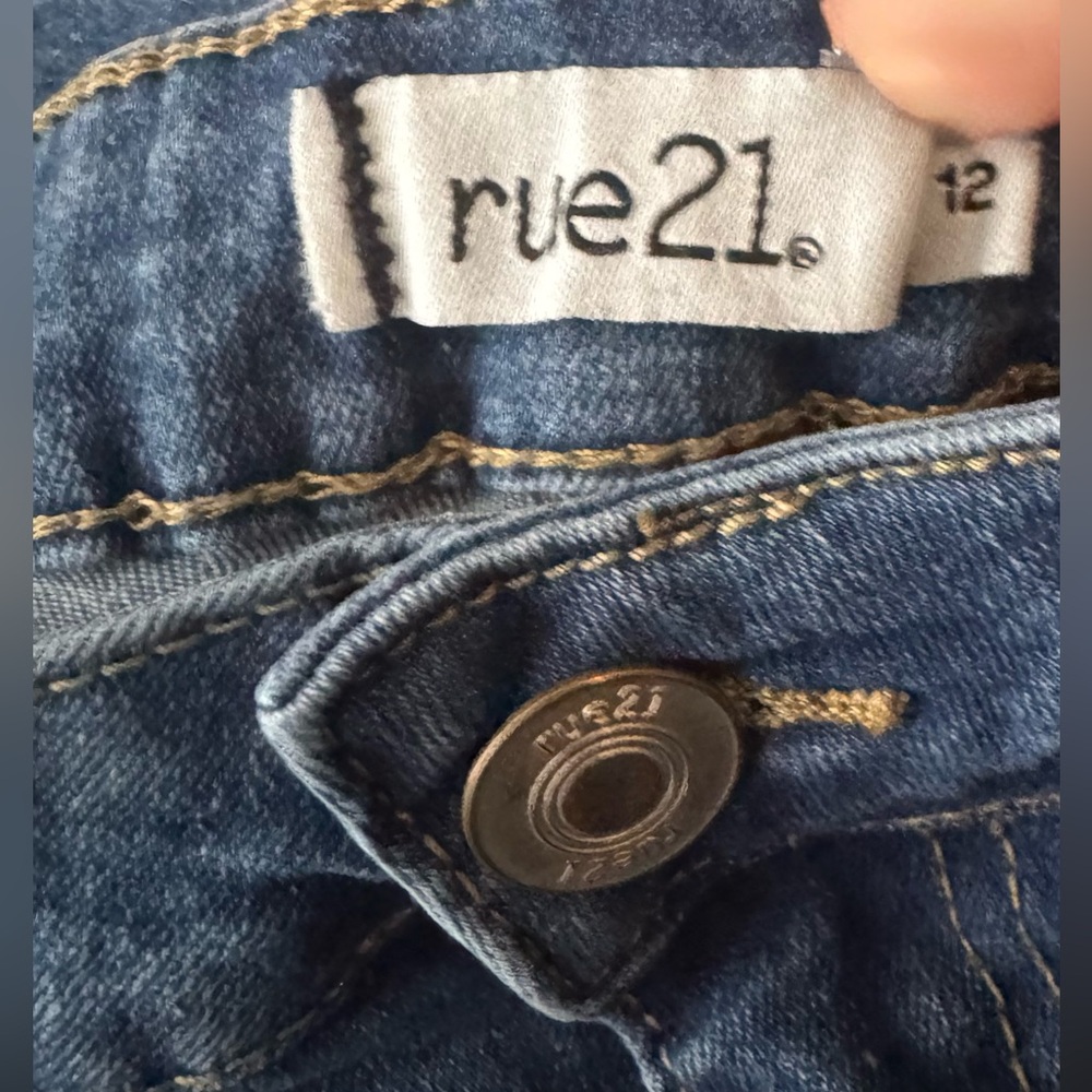 Rue21 Dark Blue Flare Stretch Jeans - 12 - Picture 3 of 3